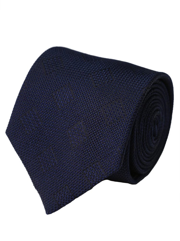 SARTORIA DEL GROSSO サルトリアデルグロッソ シルク100％ デザイン ドット＆アーガイル ネクタイ