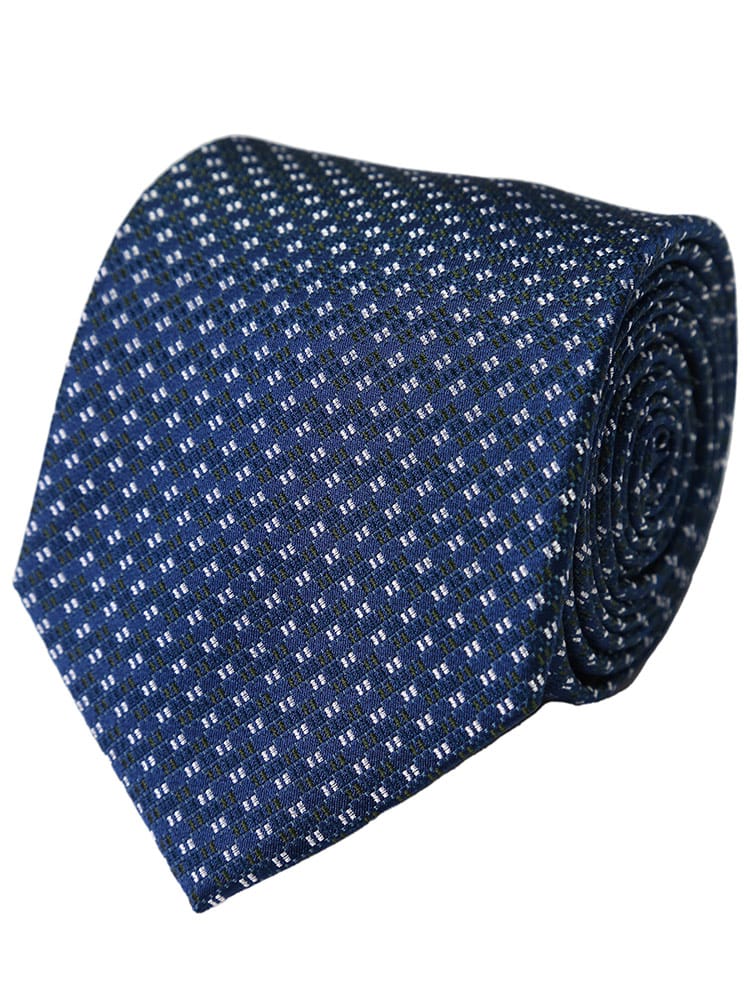 SARTORIA DEL GROSSO サルトリアデルグロッソ シルク100％ デザイン 小紋柄 ネクタイ