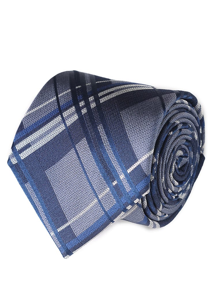 SARTORIA DEL GROSSO (サルトリアデルグロッソ) DESIGN in ITALY シルク100％ チェック ネクタイ
