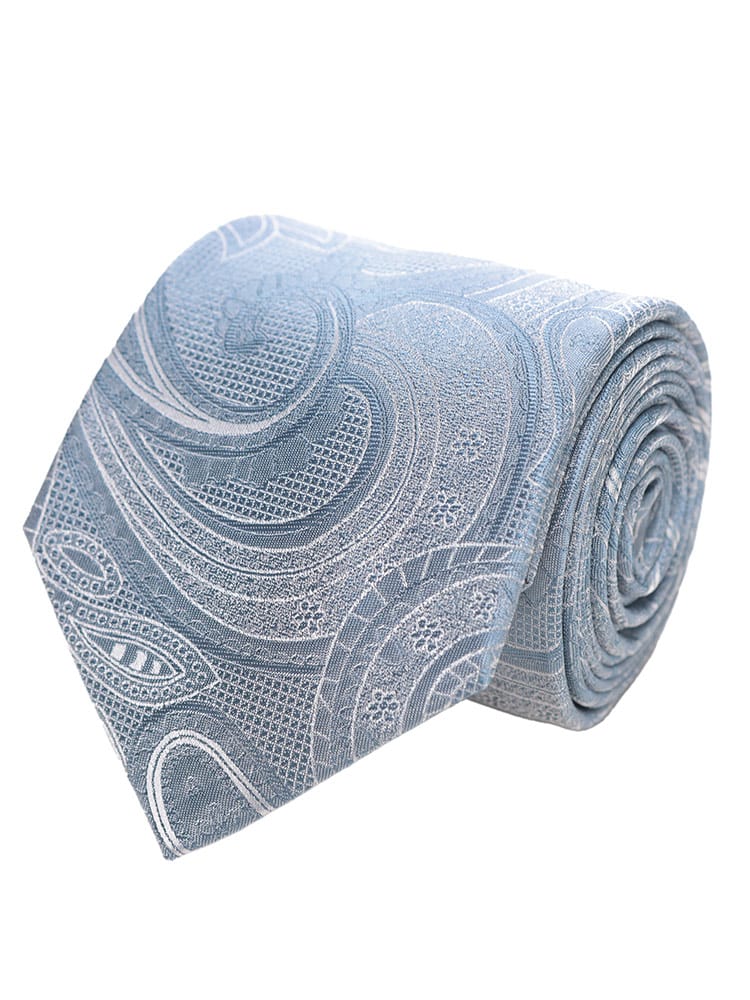 ネクタイ DESIGNINITALY シルク ペイズリー タイ 柄 ギフト プレゼント 大きいサイズ メンズ ビジネス 冠婚葬祭 礼服 結婚式 式典 冠婚小物