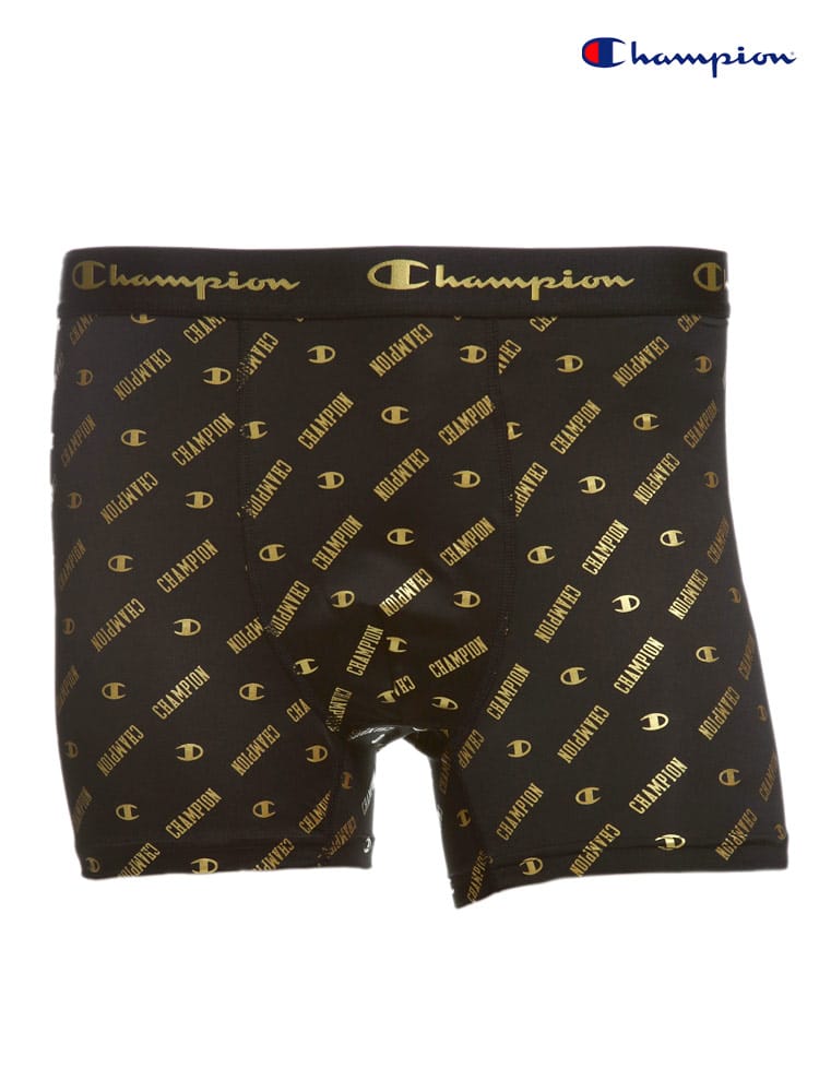 大きいサイズ メンズ Champion チャンピオン 抗菌防臭 ドライ ストレッチ 総ロゴ 前閉じ ボクサーパンツ 3L 4L 5L