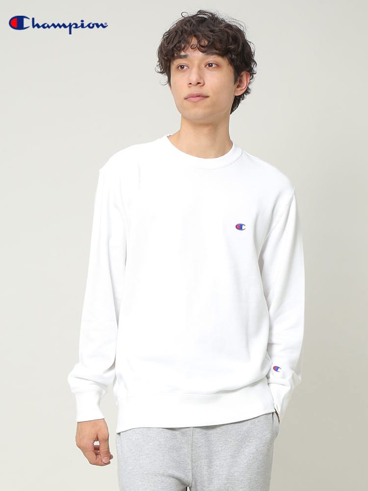 Champion (チャンピオン) ワンポイント クルーネック トレーナー