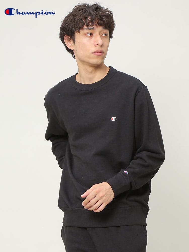 Champion (チャンピオン) ワンポイント クルーネック トレーナー