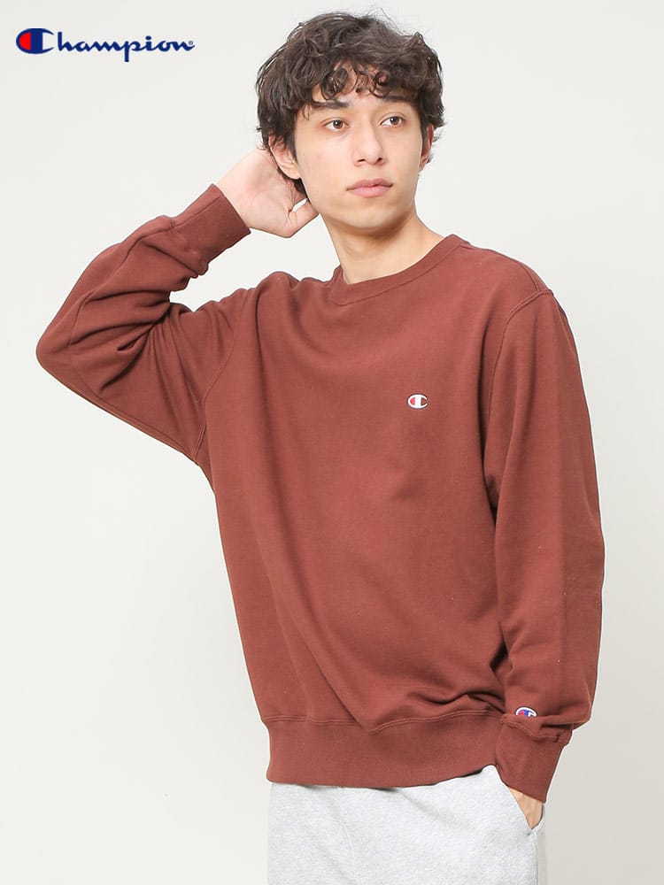 Champion (チャンピオン) ワンポイント クルーネック トレーナー