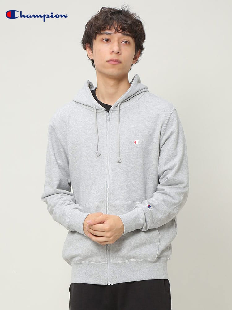 Champion (チャンピオン) ワンポイント フルジップ パーカー