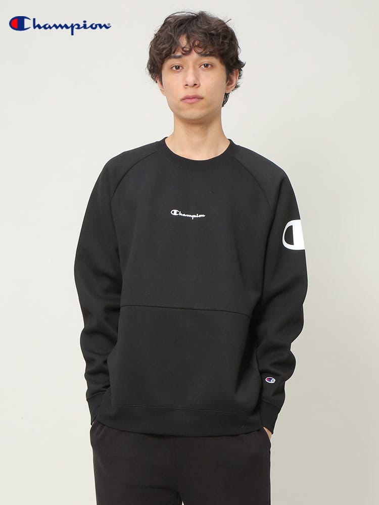Champion (チャンピオン) WRAP AIR ストレッチ クルーネック トレーナー