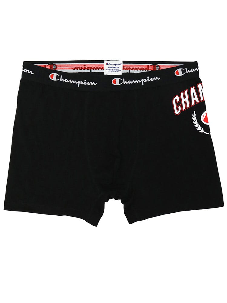 大きいサイズ メンズ Champion (チャンピオン) ストレッチ 抗菌防臭 カレッジロゴ 前閉じ ボクサーパンツ 5L 6L