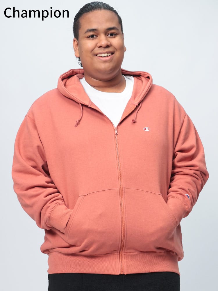 【WEB先行値下げ】大きいサイズ メンズ USAコットン ジップパーカー (Champion) チャンピオン スウェット パーカー