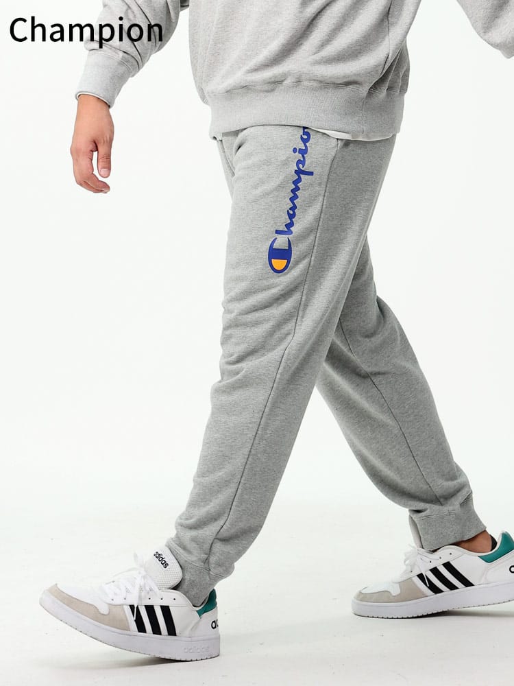 在庫処分 返品交換不可 USAコットン ロゴプリント スウェットパンツ (Champion) チャンピオン 大きいサイズ メンズ