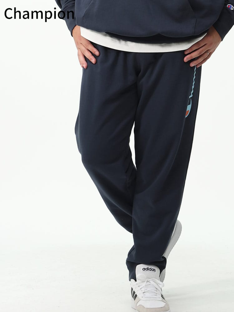 在庫処分 返品交換不可 USAコットン ロゴプリント スウェットパンツ (Champion) チャンピオン 大きいサイズ メンズ