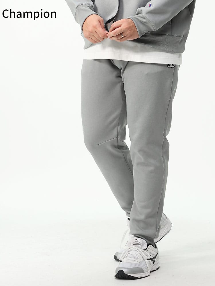 在庫処分 返品交換不可 テックウィーブ ストレッチ 裏フリース パンツ (Champion) チャンピオン 大きいサイズ メンズ