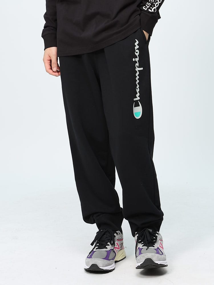 Champion (チャンピオン) USAコットン サイドロゴ スウェットパンツ