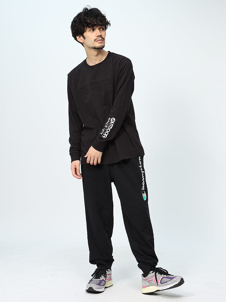 Champion (チャンピオン) USAコットン サイドロゴ スウェットパンツ