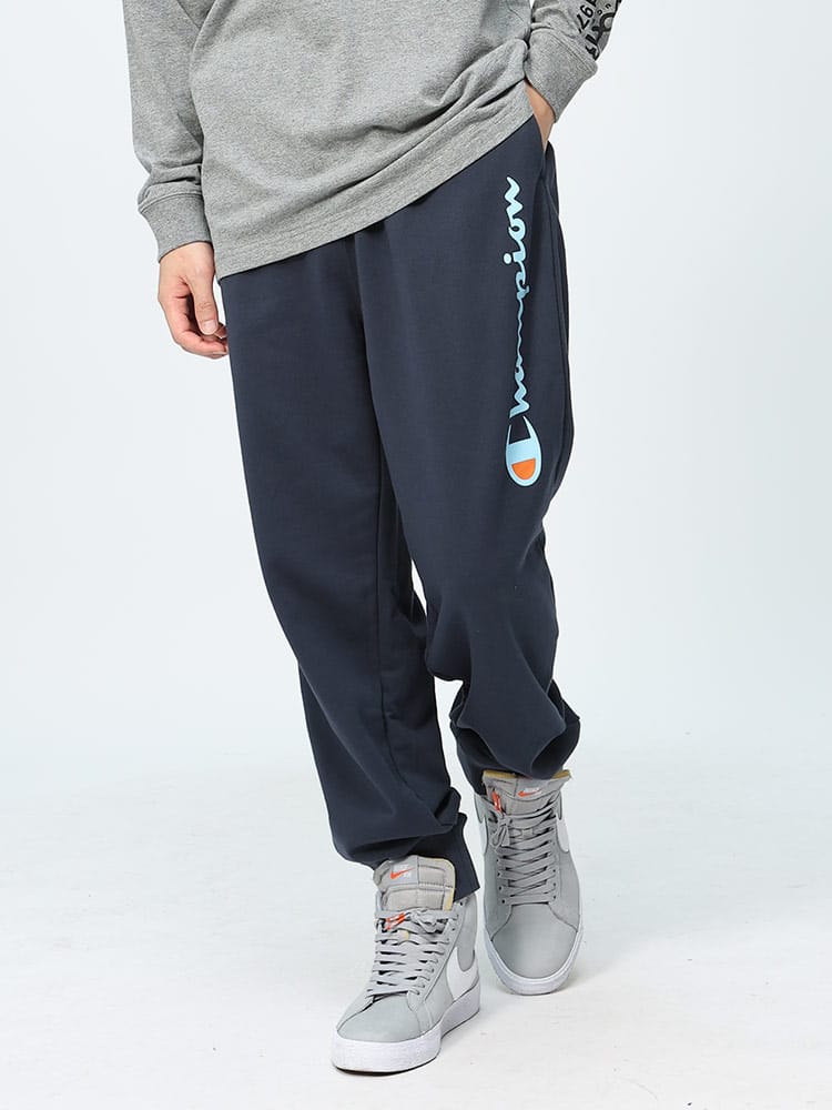 Champion (チャンピオン) USAコットン サイドロゴ スウェットパンツ