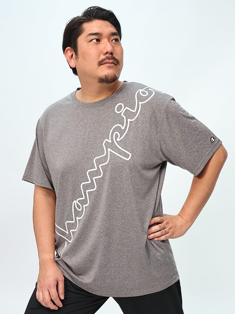 在庫処分 返品交換不可 半袖 Tシャツ 速乾 防臭 UVカット ロゴプリント CVAPOR シーベイパー 大きいサイズ