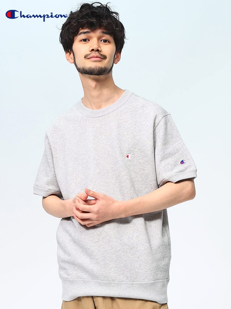 チャンピオン Tシャツ スウェット 半袖 裏毛 メンズ Champion トップス ストリート ベーシック C3Z020