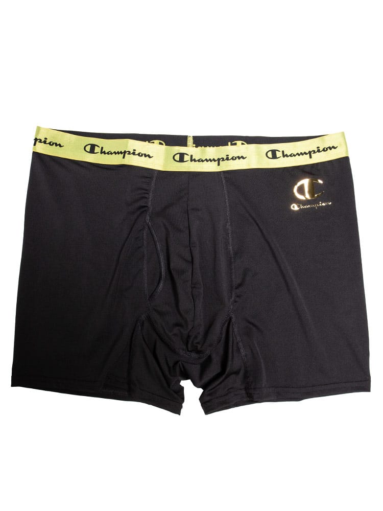 Champion チャンピオン ストレッチ 抗菌防臭 吸汗速乾 ワンポイントロゴ 前開き ボクサーパンツ 3L 4L