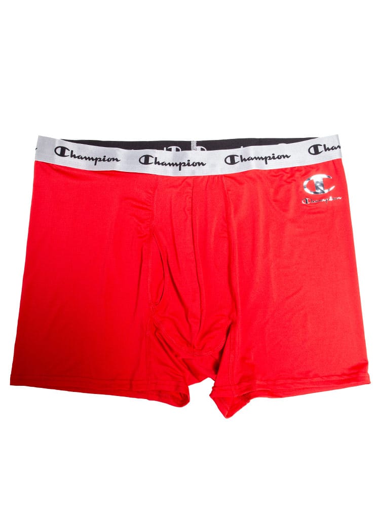 Champion チャンピオン ストレッチ 抗菌防臭 吸汗速乾 ワンポイントロゴ 前開き ボクサーパンツ 3L 4L