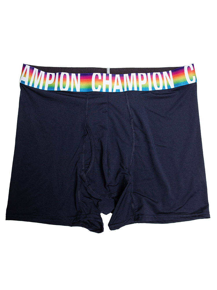 Champion (チャンピオン) ストレッチ 抗菌防臭 吸汗速乾 ウエストプリント 前開き ボクサーパンツ 3L 4L |  大きいサイズの服【サカゼン公式通販】