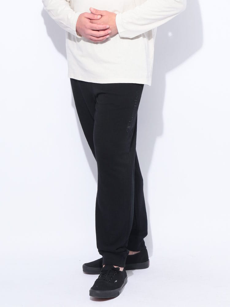 【WEB先行値下げ】スウェット パンツ ワンポイントC ロゴ刺繍 ウエストゴム ボトムス ジョガーパンツ スポーツ 大きいサイズ メンズ