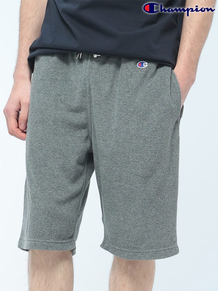 Champion (チャンピオン) パイル地 ショートパンツ ワンポイント刺繍 ハーフパンツ ユニセックス C3X516