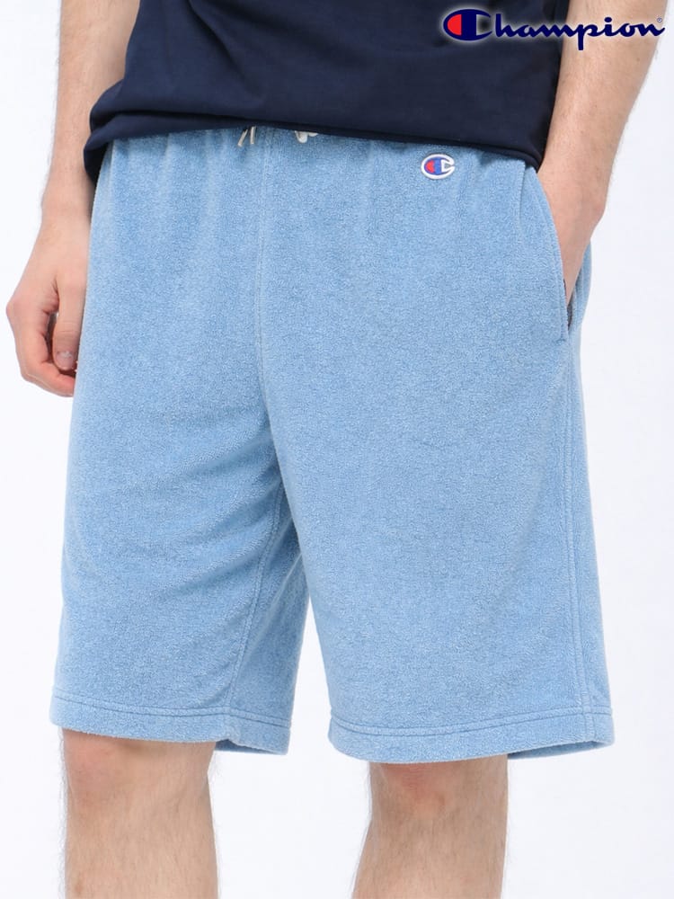 Champion (チャンピオン) パイル地 ショートパンツ ワンポイント刺繍 ハーフパンツ ユニセックス C3X516