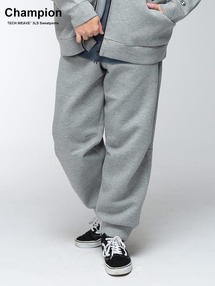 スウェットパンツ メンズ 大きいサイズ TECH WEAVE 3LS ロゴ シリコンプリント ロングパンツ
