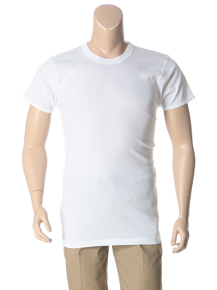 大きいサイズ メンズ SAKAZEN (サカゼン) 綿100％ フライス編み クルーネック 半袖 Tシャツ 2枚セット