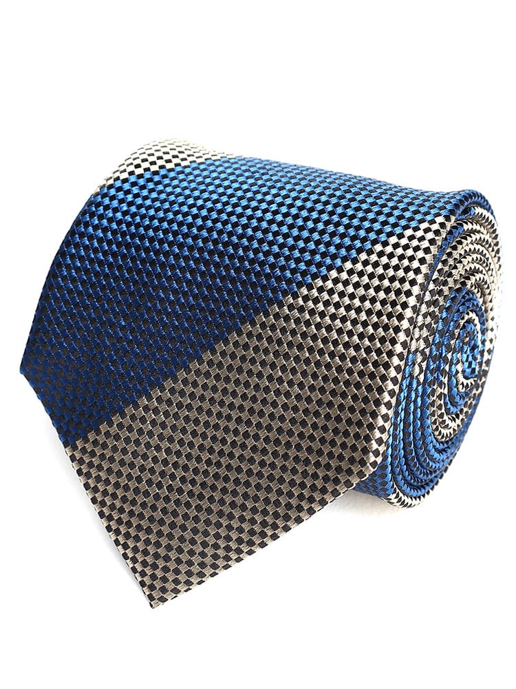 SAKAZEN (サカゼン) シルク100％ ミックス ストライプ ネクタイ