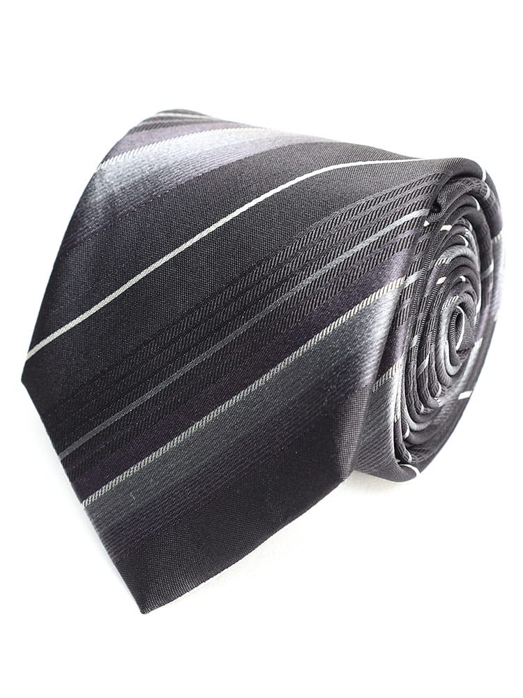 SAKAZEN (サカゼン) シルク100％ ミックス ストライプ ネクタイ