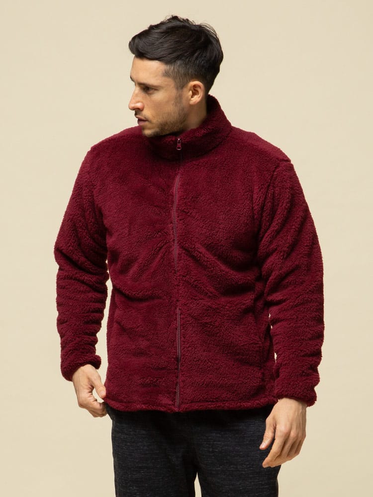S＆SONS (エスアンドサンズ) ファーリーフリース フルジップ スタンド ジャケット