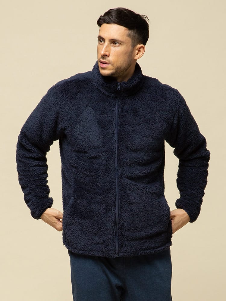 S＆SONS (エスアンドサンズ) ファーリーフリース フルジップ スタンド ジャケット
