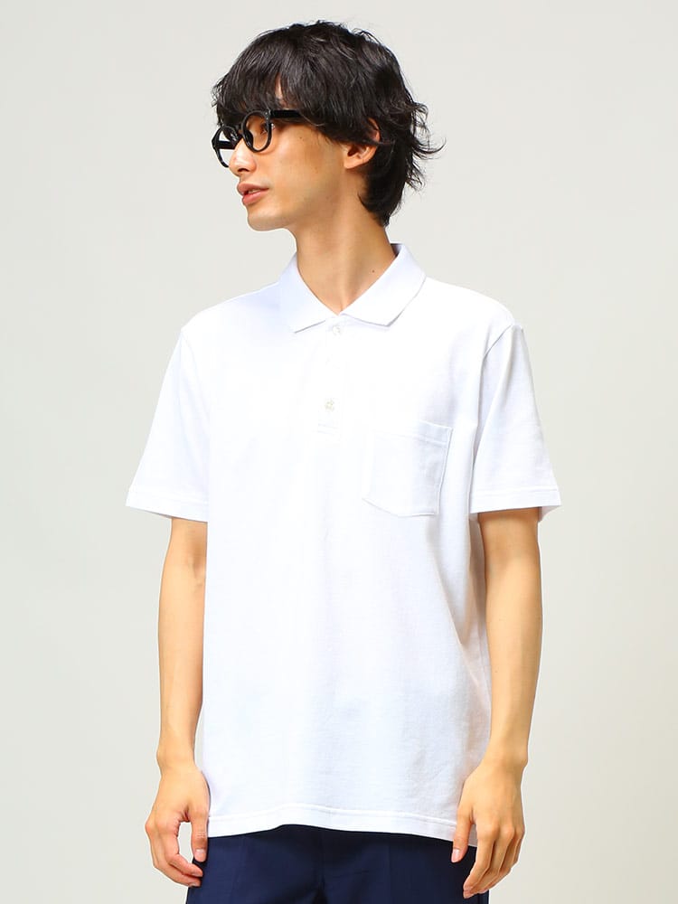 S＆SONS (エスアンドサンズ) DRY 無地 半袖 ポロシャツ