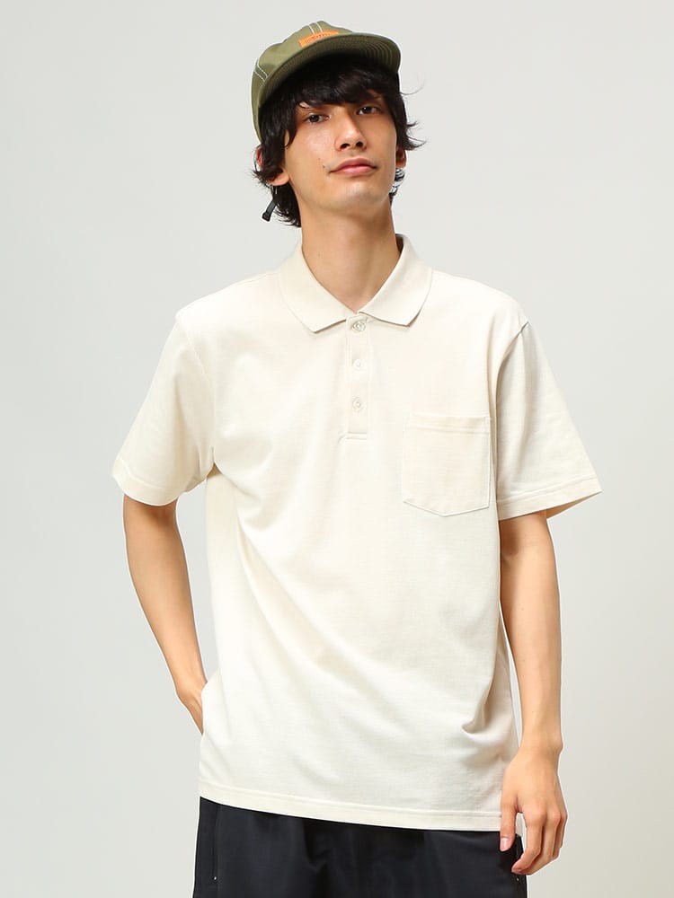 S＆SONS (エスアンドサンズ) DRY 無地 半袖 ポロシャツ