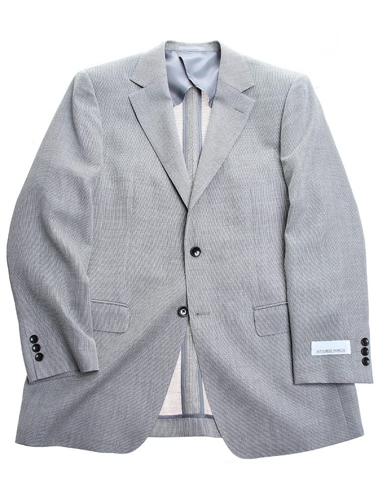 VITTORIO VENETO ヴィットリオヴェネト 春夏 ICHITEKI イチテキ JAPAN FABRIC 麻混 シルク 杢メッシュ シングル 2ツ釦 ジャケット テーラード