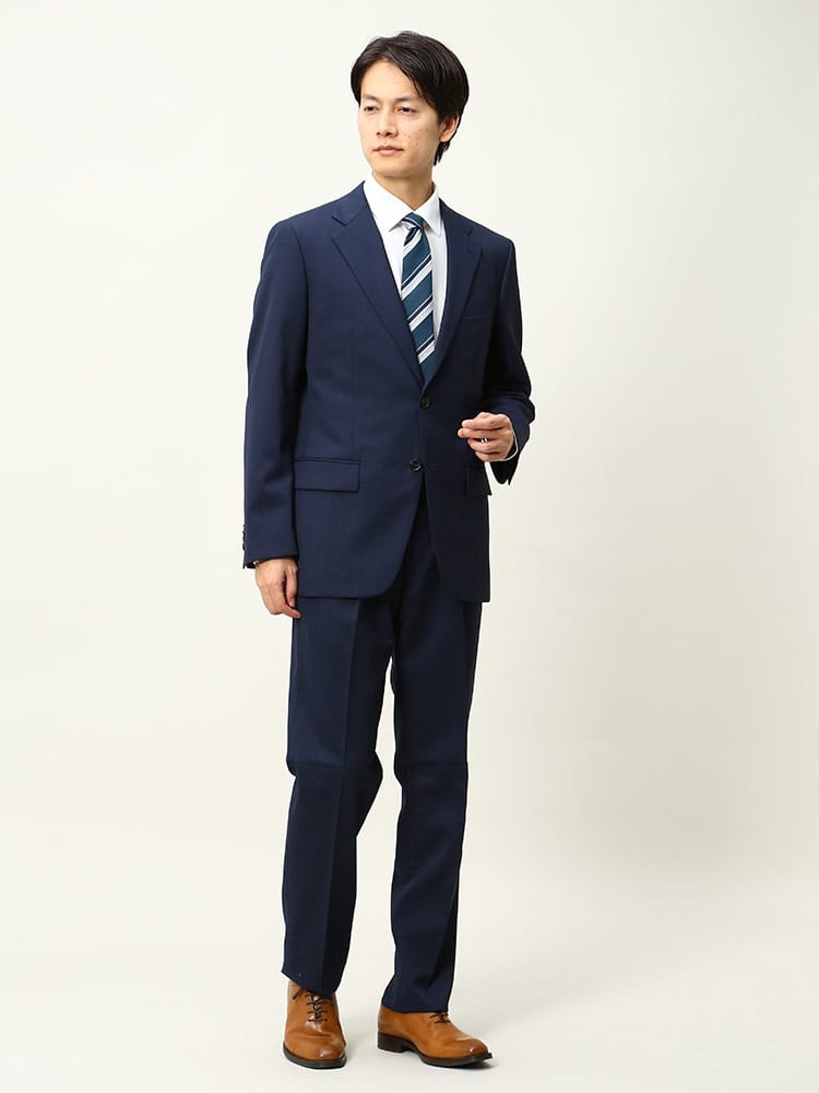 VITTORIO VENETO ヴィットリオヴェネト ウール混 シングル 2パンツ スーツ