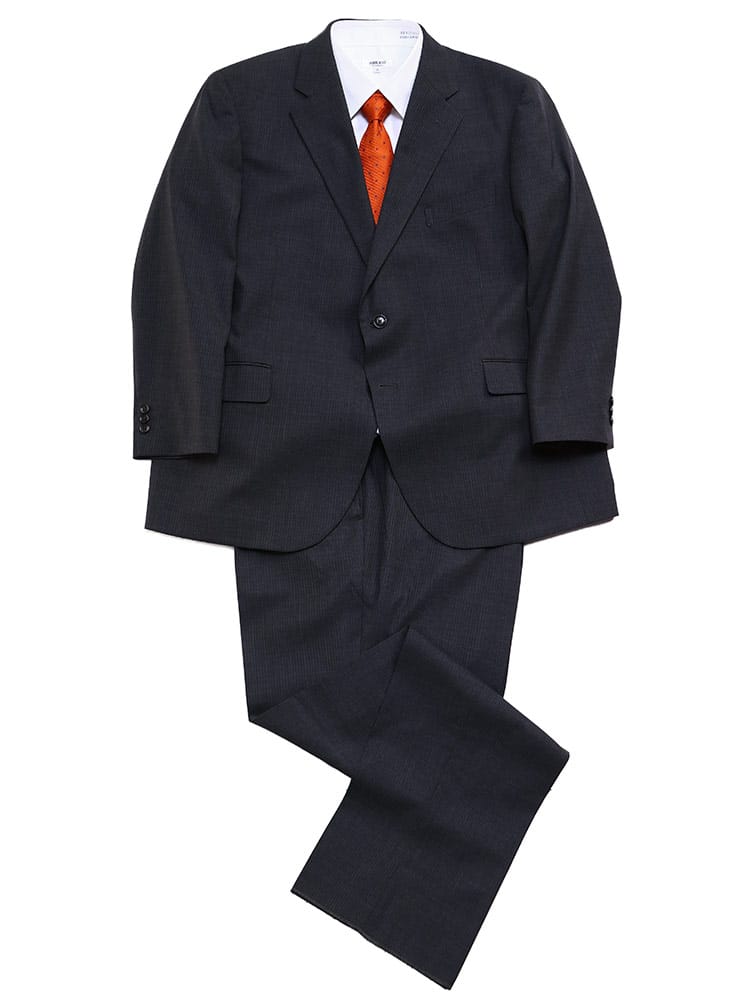 大きいサイズ メンズ B＆T CLUB ウォッシャブル ウエストアジャスター シングル ツーパンツ スーツ KBE体