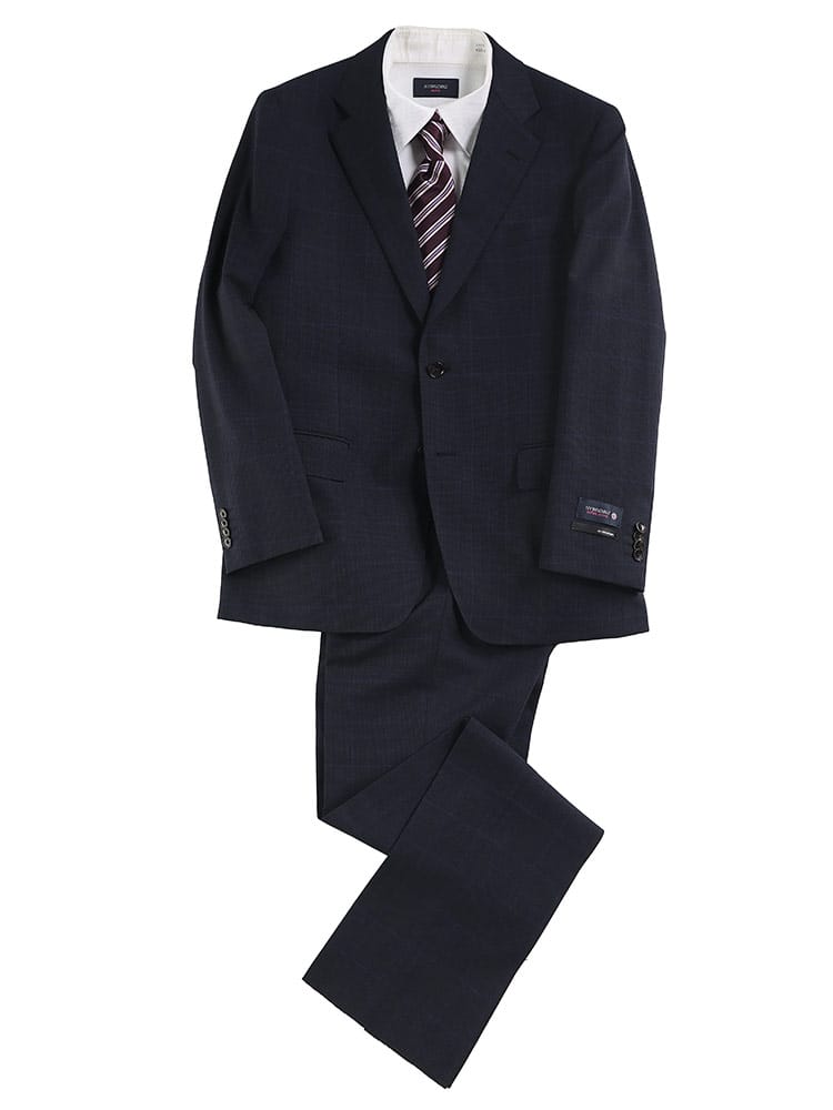 HYBRIDBIZ ハイブリッドビズ ウォッシャブル ストレッチ シングル ツーパンツ スーツHYBRIDBIZ SUPERMOVE ノータック 2パンツ 洗える