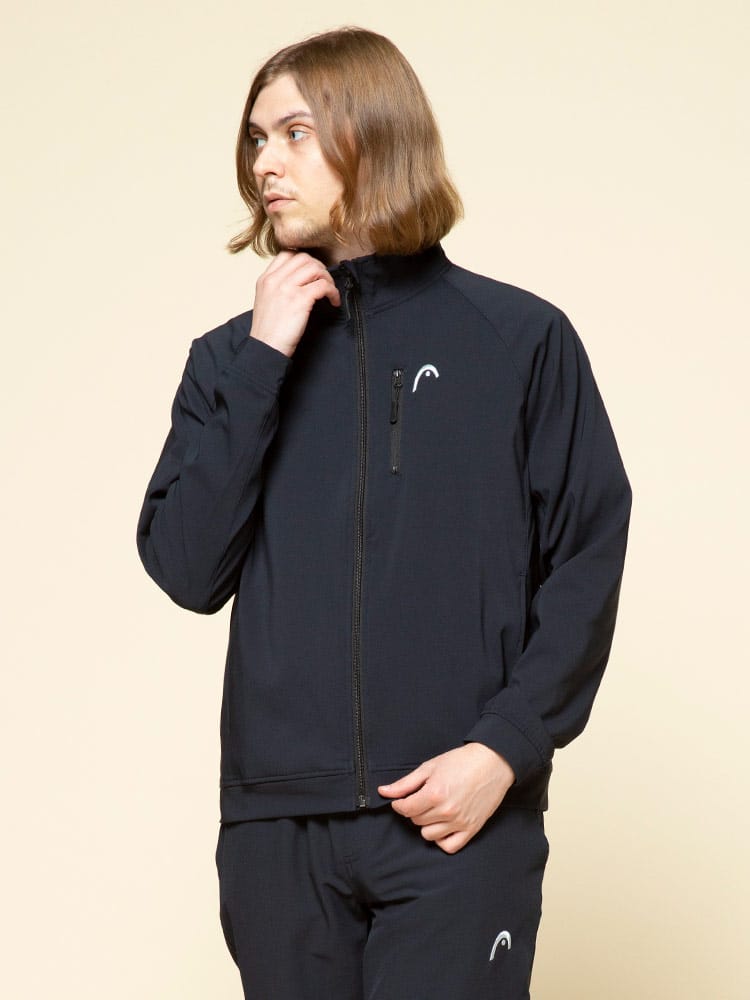 HEAD (ヘッド) 撥水 抗菌防臭 ストレッチ 裏起毛 フルジップ ジャケット