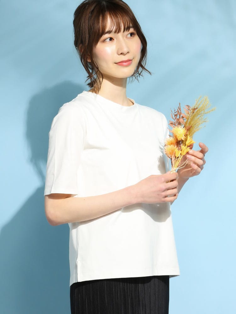 ELGARHYTHM (エルガリズム)  すごいすずしい クルーネック 半袖 カットソー