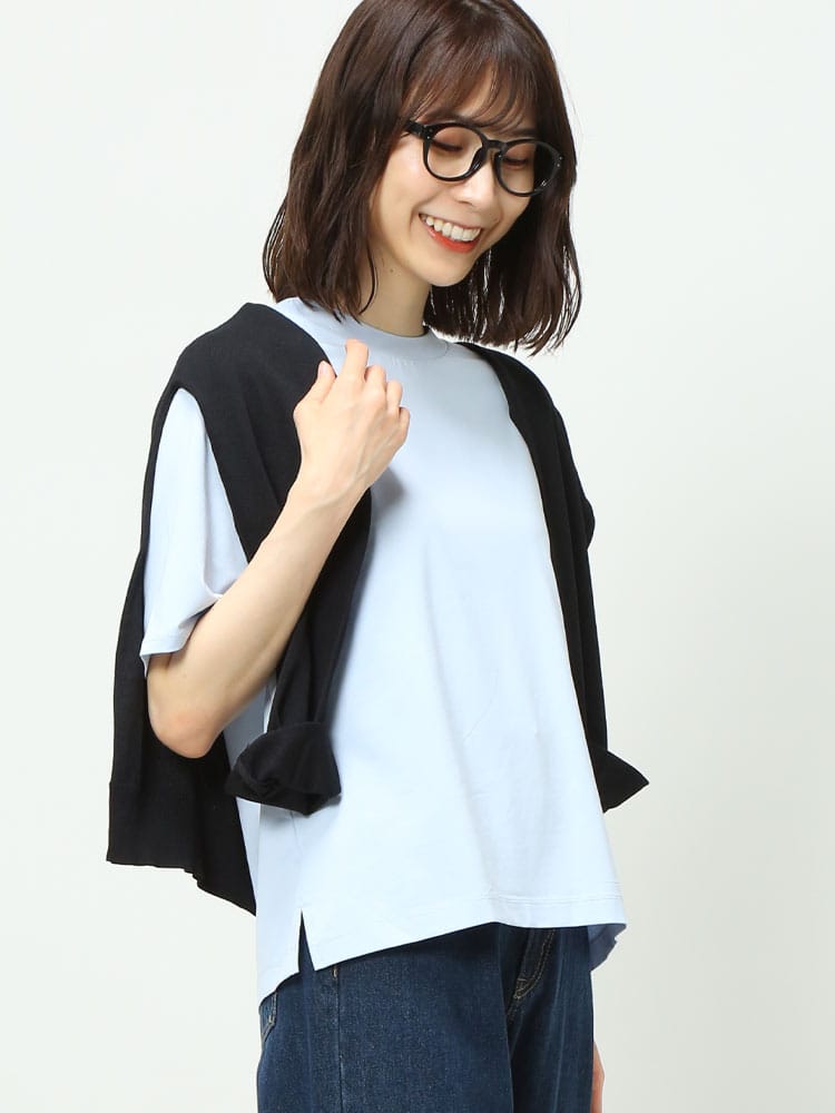 ELGARHYTHM (エルガリズム)  すごいすずしい クルーネック 半袖 カットソー