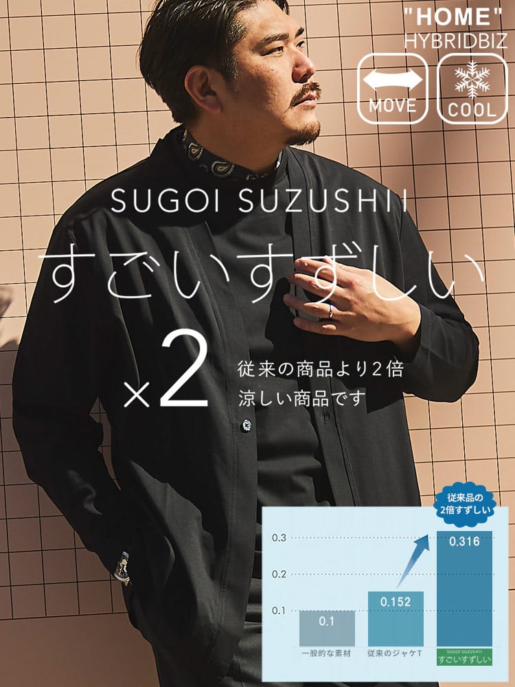 大きいサイズ メンズ HYBRIDBIZ (ハイブリッドビズ) 無地 Vネック カーディガン 【すごいすずしい】 クールビズ 節電 涼しい 暑さ対策【節電 クールビズ 父の日 プレゼントギフト】