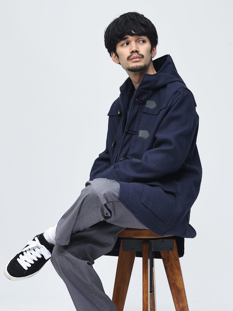 S＆SONS (エスアンドサンズ) ウーリー シングル ダッフルコート ふわかる WEB限定