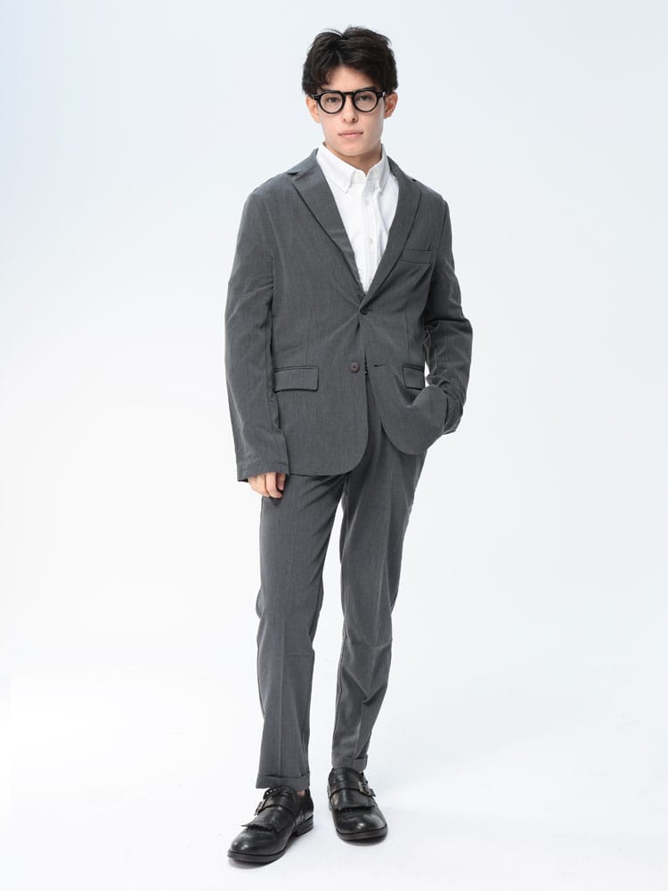 ジャケット セットアップ 上下セット メンズ ストレッチ 無地