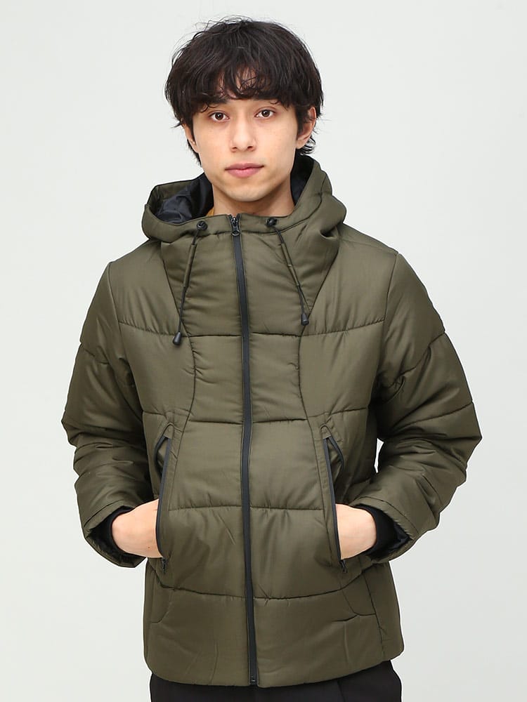 Nylaus (ナイラス) デュスポ 止水ファスナー 中綿 ブルゾン フェイクダウン
