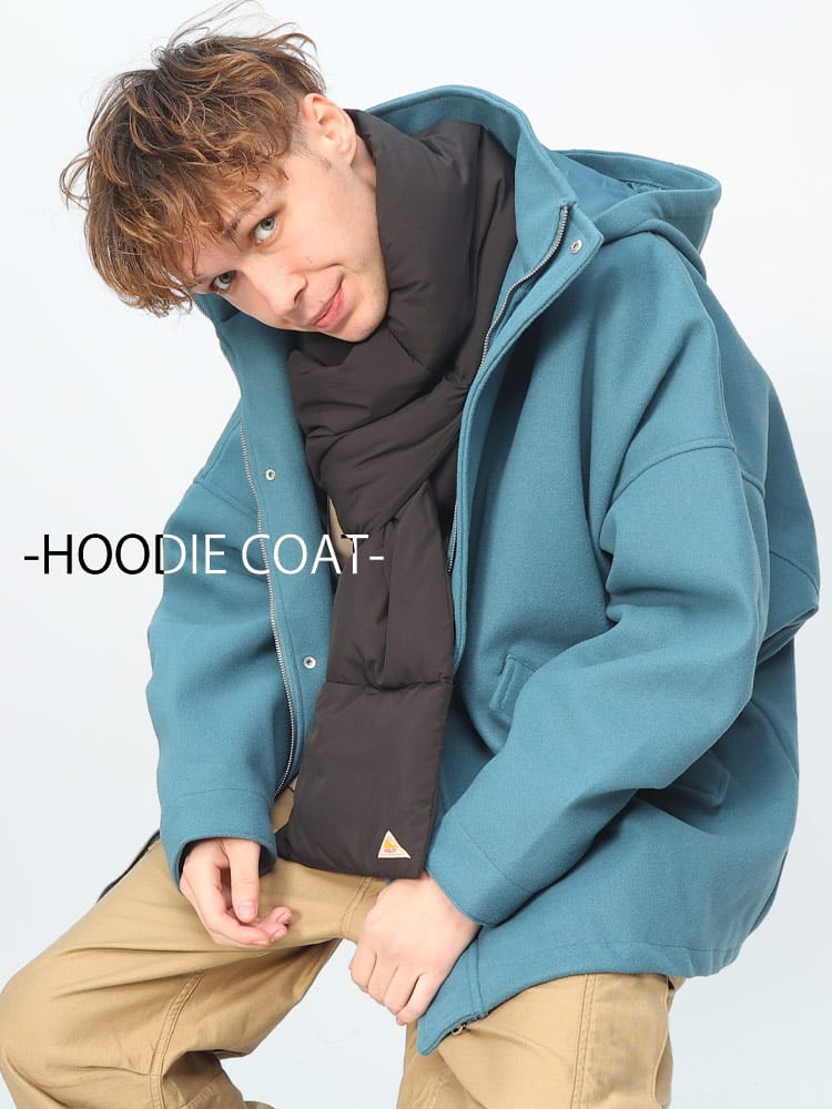 Nylaus (ナイラス) ウールライク ドルマン BIG マウンテンパーカー