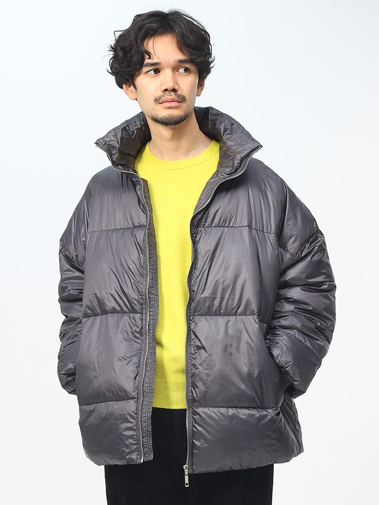 SKKONE COLLECTION (スコーネコレクション) スタンド フルジップ ダウンジャケット