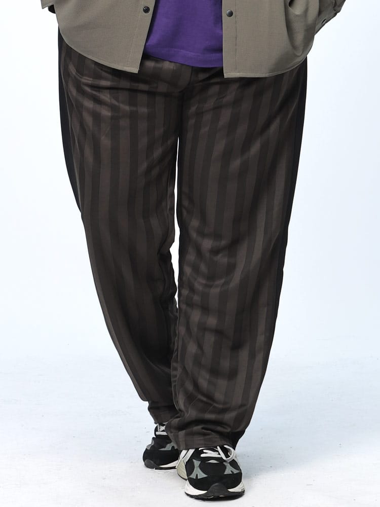 在庫処分 返品交換不可 シャドーボーダー サイドライン ウエストゴム ジャージパンツ (SKKONE sport) スコーネスポーツ 大きいサイズ メンズ 