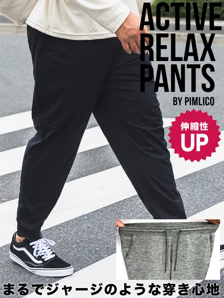 ジョガーパンツ [WEB限定] ストレッチ ドライ ボトムス パンツ ロングパンツ スポーツ 大きいサイズ メンズ