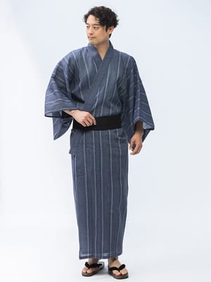 浴衣 5点セット しじら織り 浴衣 帯 扇子 下駄 巾着 浴衣 和服 セット 5点 帯 下駄 扇子 信玄袋 花火 祭り 父の日